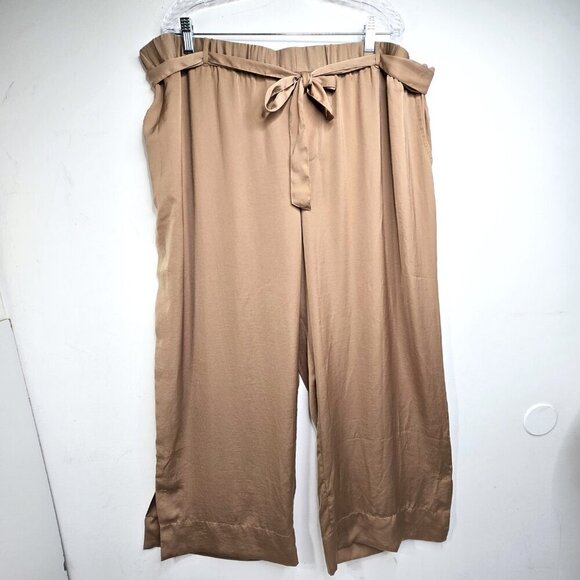 Nic + Zoe Soft Drape Wide-Leg Pant in Mochachino Size 3X - Picture 7 of 11